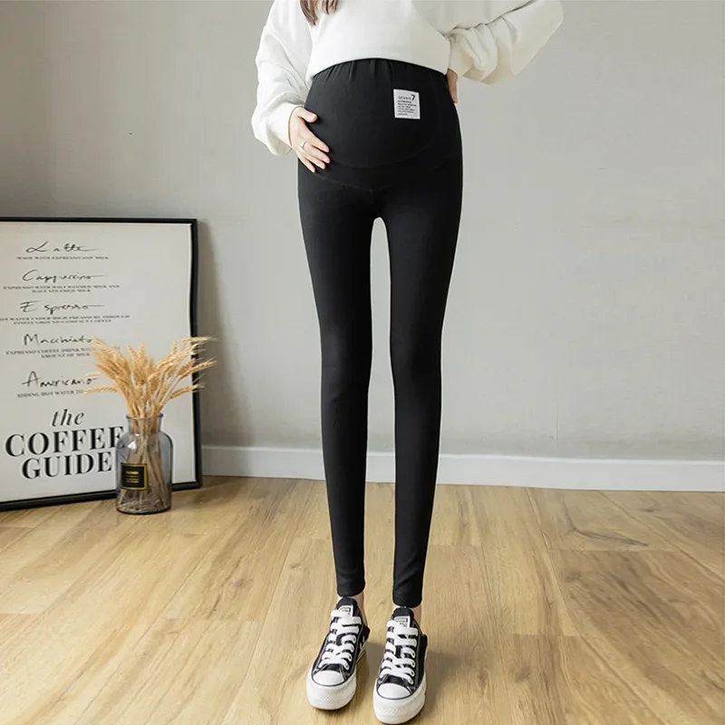 Legging térmico de terciopelo para embarazada – Algodón suave - imagen 5