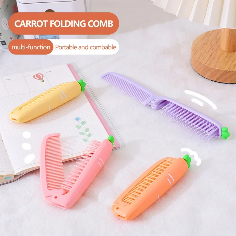 Peine plegable de dientes suaves para el cuidado del cabello infantil - imagen 4