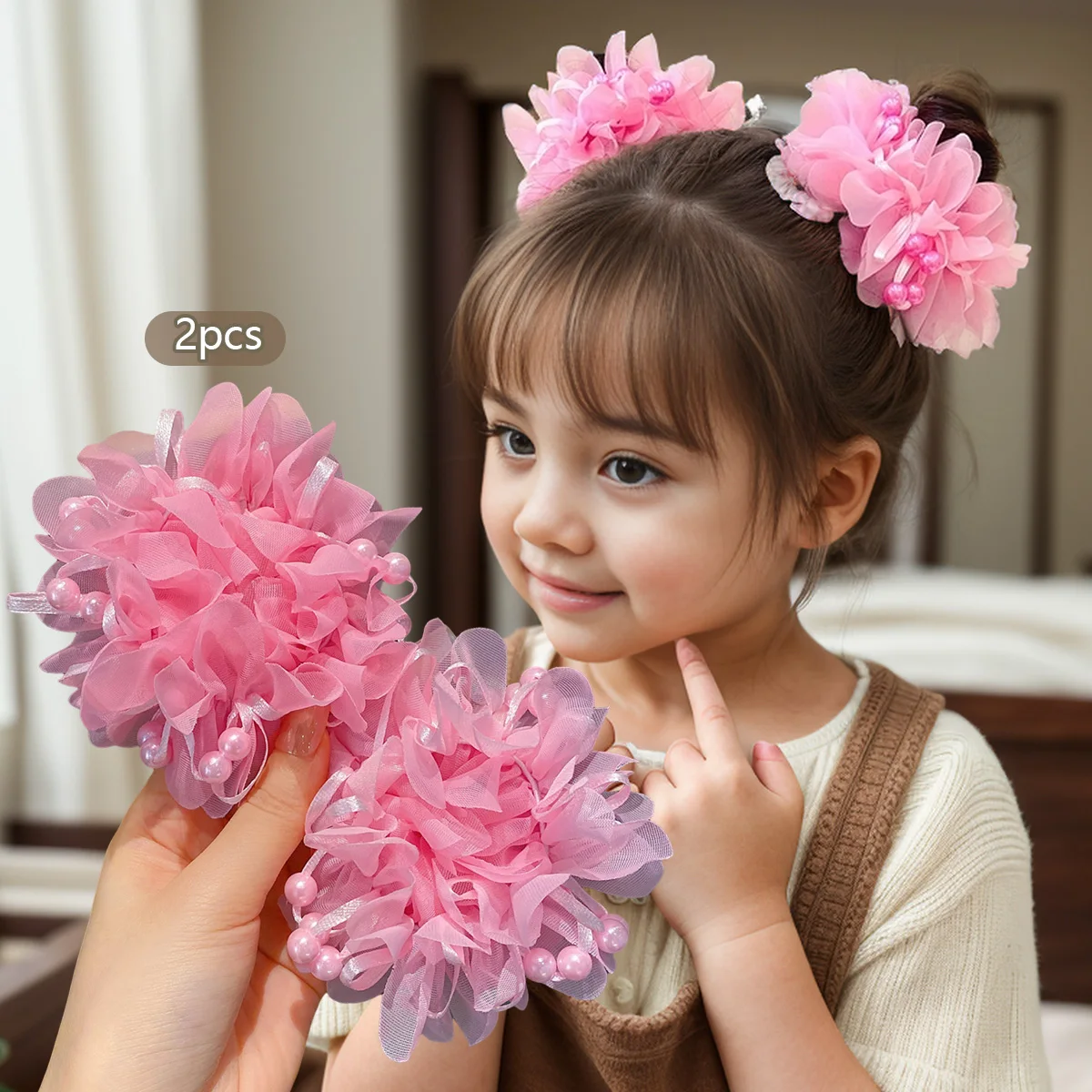 Vvocci diademas rosas para niñas – accesorio del cabello