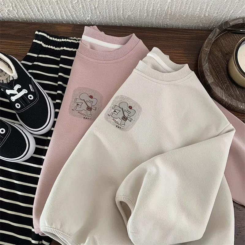 Sudadera infantil de otoño cálida para niños – manga larga - imagen 4