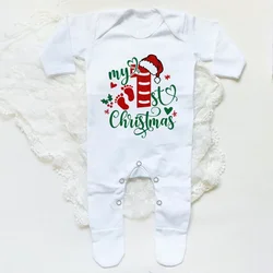 Body bebé blanco de algodón para recién nacido – Idea regalo Navidad