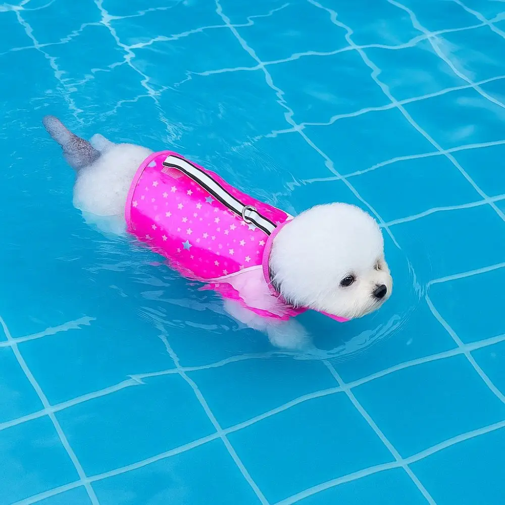 Chaleco salvavidas ajustable reflectante para perros de surf - imagen 2