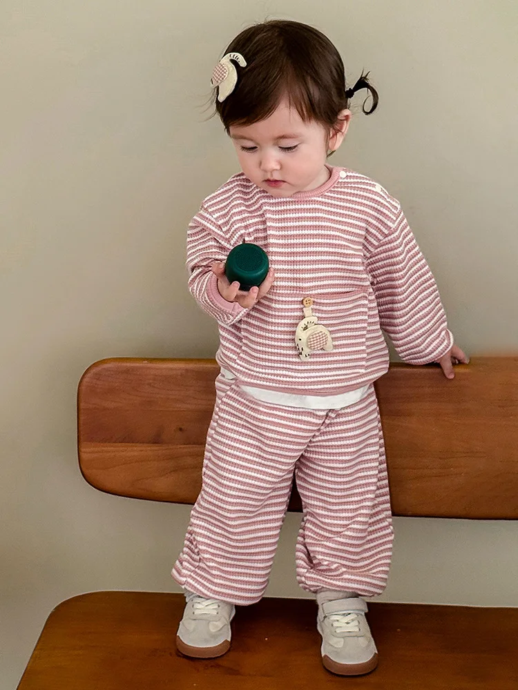 Chándal infantil rayas con capucha – Sudadera sport niños - imagen 5
