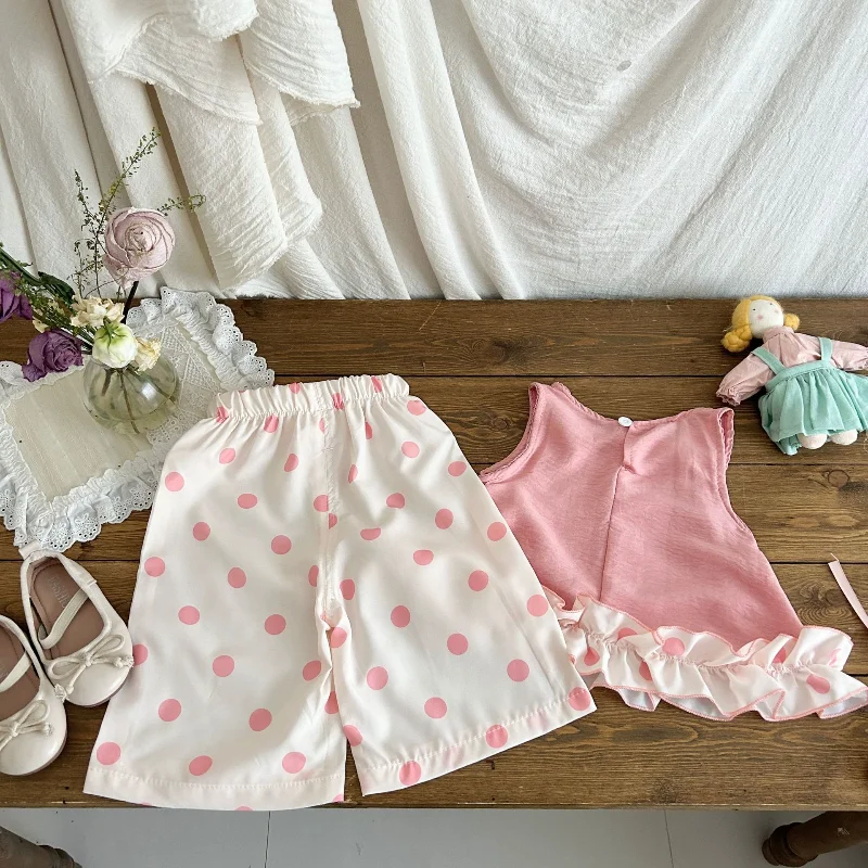 Conjunto de verano para bebé: chaleco y pantalón corto - imagen 4