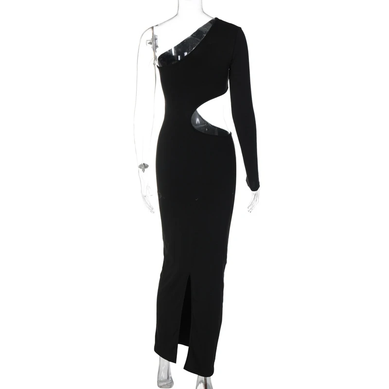 Vestido de maternidad cruzado con hombros descubiertos - imagen 3