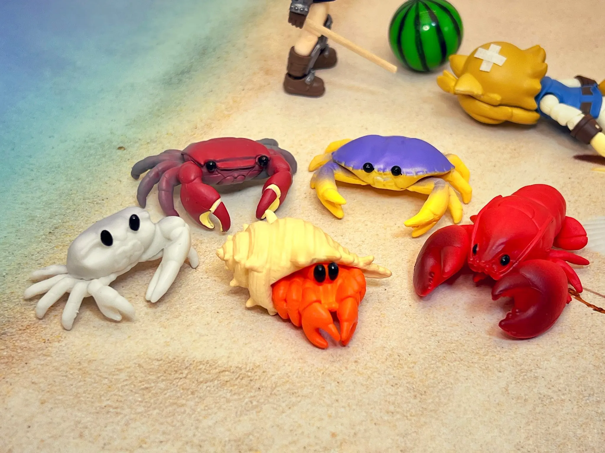 Yell Cable Chopping Crab juguete divertido clip cangrejo para niños - imagen 3
