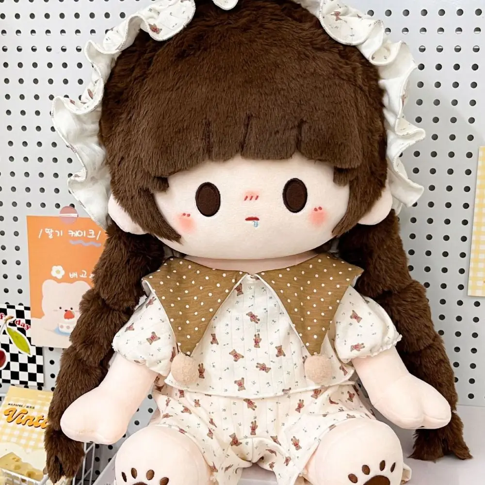 Conjunto de pijama para muñeca con pantalón de felpa y algodón - imagen 5