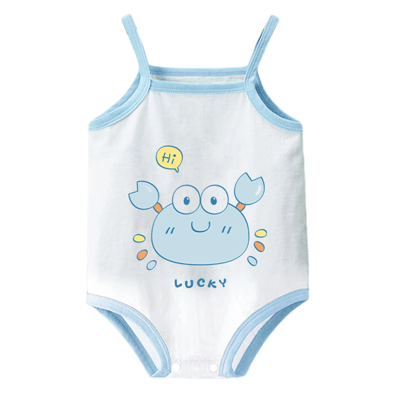 Pelele de algodón para niña con estampado de dibujos - imagen 5