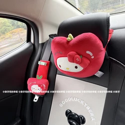 Sanrio Hello Kitty cojín reposacabezas para cinturón de seguridad