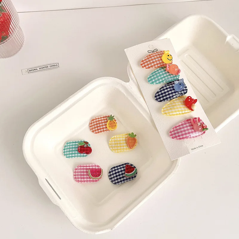 Horquillas coreanas con fruta dibujos animados para niña y niño - imagen 3
