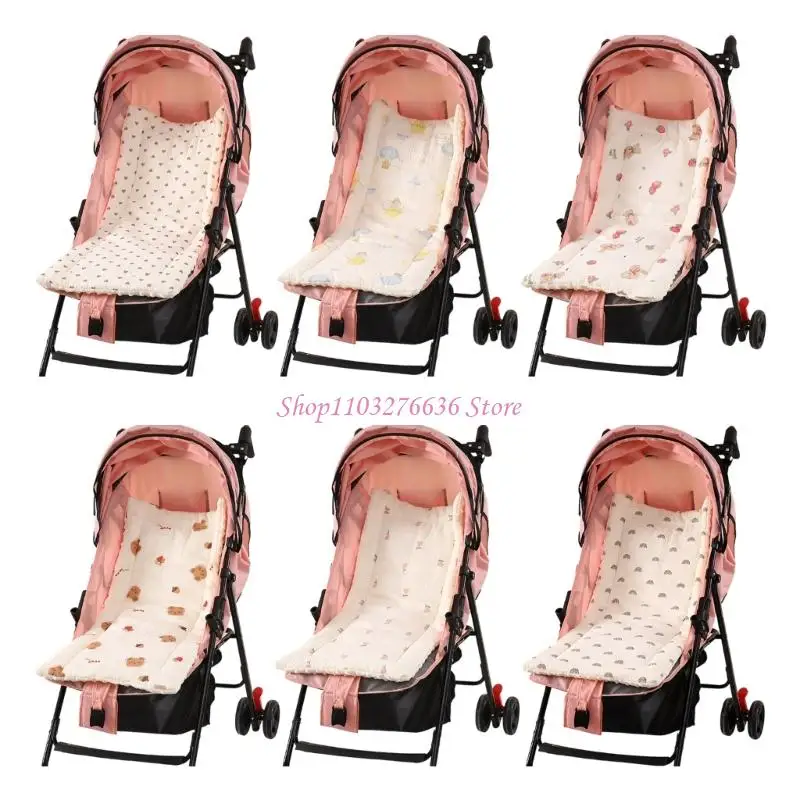 Cojín acolchado para carrito con patrón infantil