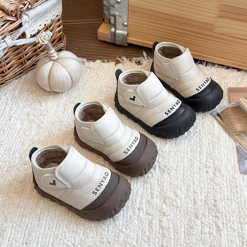 Botas de nieve impermeables antideslizantes térmicas para niños - imagen 2