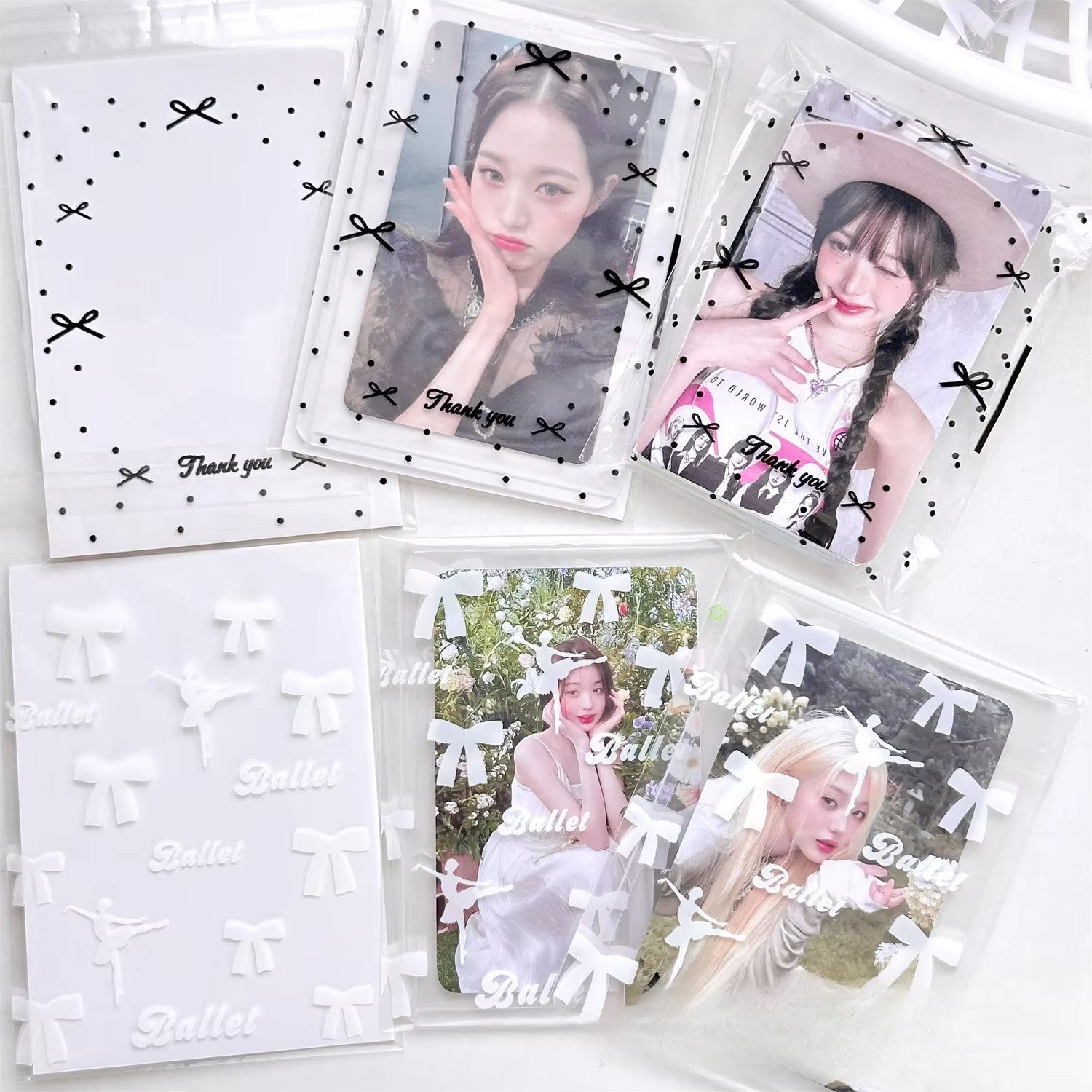 Funda tarjeta infantil estilo ballet para sesiones fotográficas - imagen 3