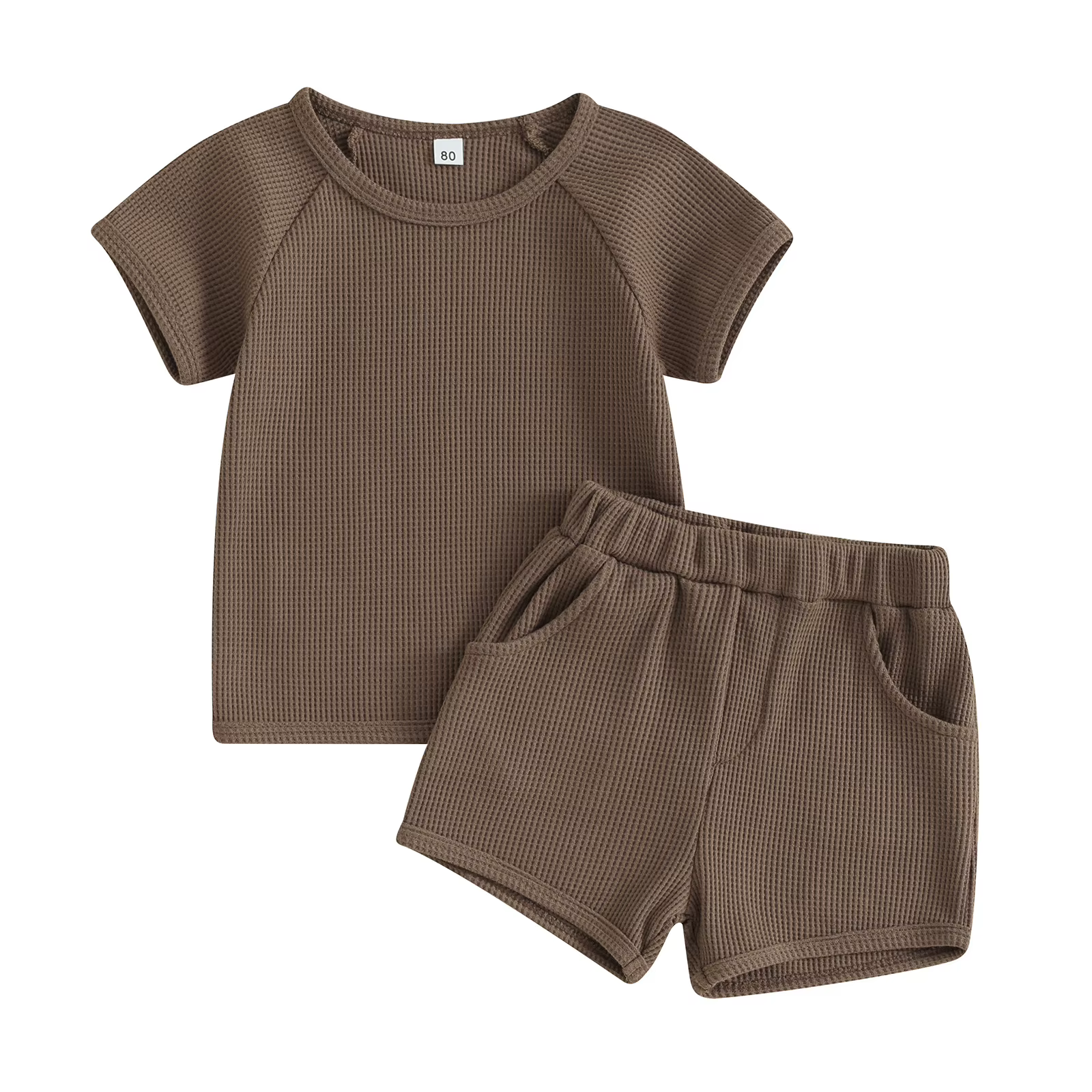 MILANCEL chándal infantil verano gofres – camiseta y shorts