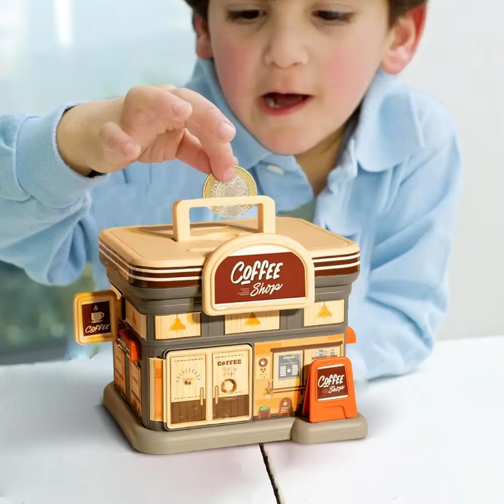 Hucha electrónica infantil con contraseña y alcancía automática - imagen 4