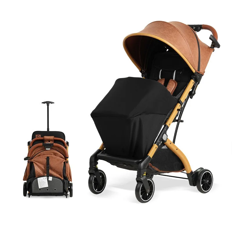 Cochecito de paseo reclinable y plegable compacto para bebé - imagen 3