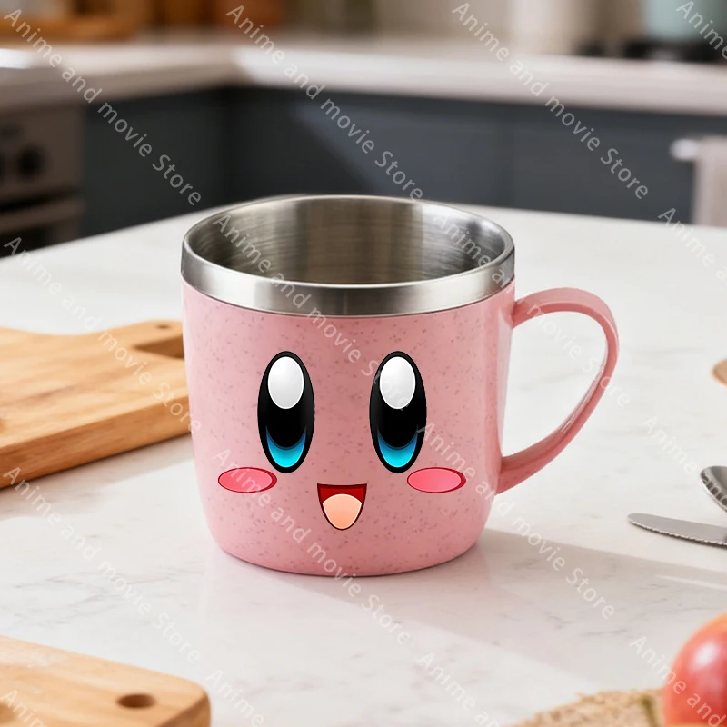 Botella de agua infantil Kirby acero inoxidable 304 unisex - imagen 2