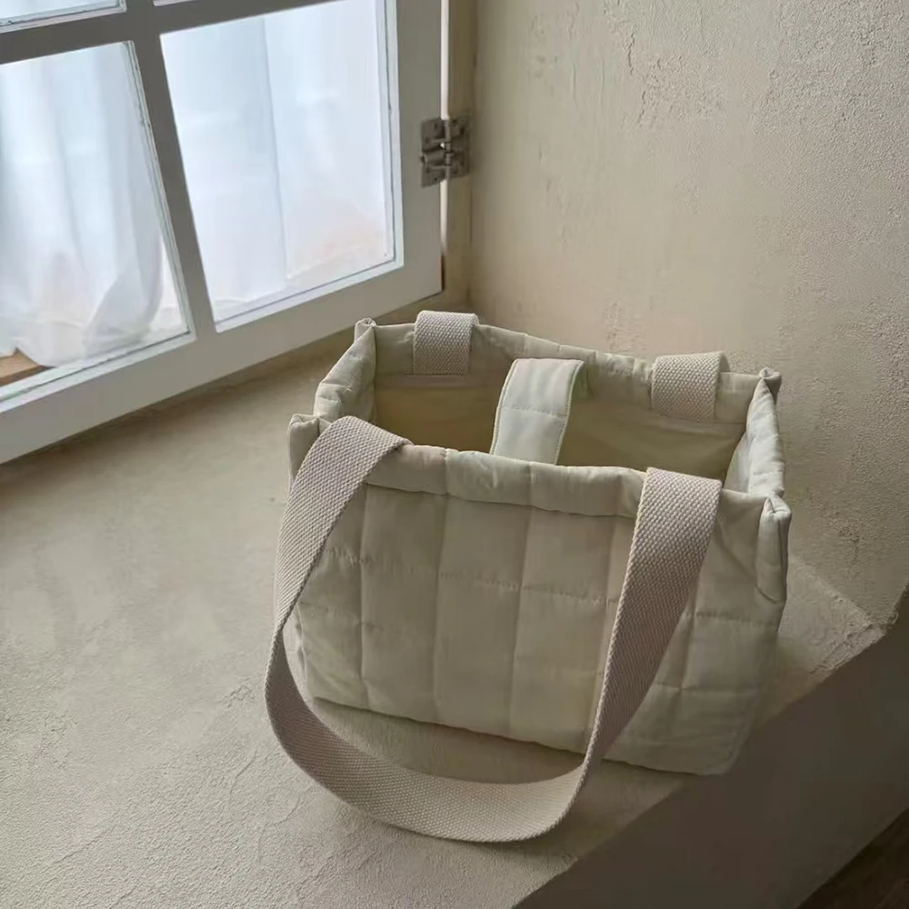 Bolsa para pañales con varios bolsillos acolchada, gran capacidad
