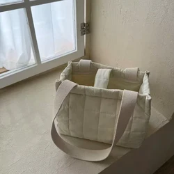 Bolsa para pañales con varios bolsillos acolchada, gran capacidad