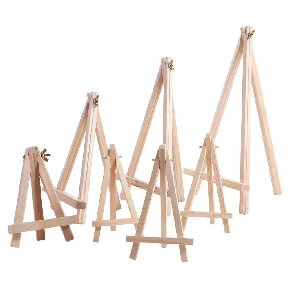 Mini caballete de madera plegable para pintura y dibujo infantil - imagen 4