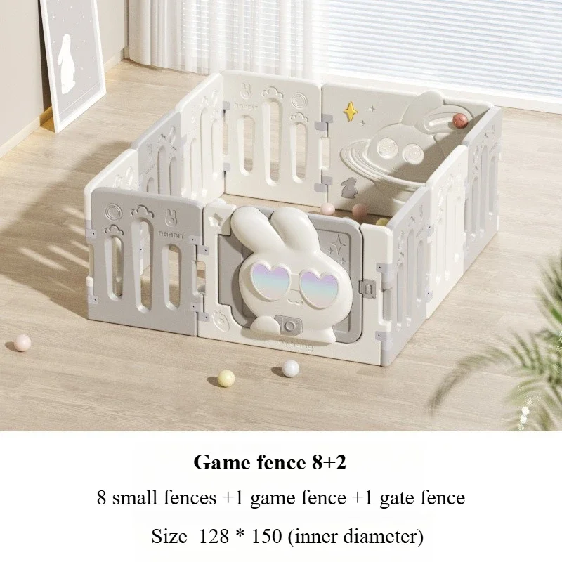 Corralito grande para bebés con centro de actividades seguro en casa - imagen 4