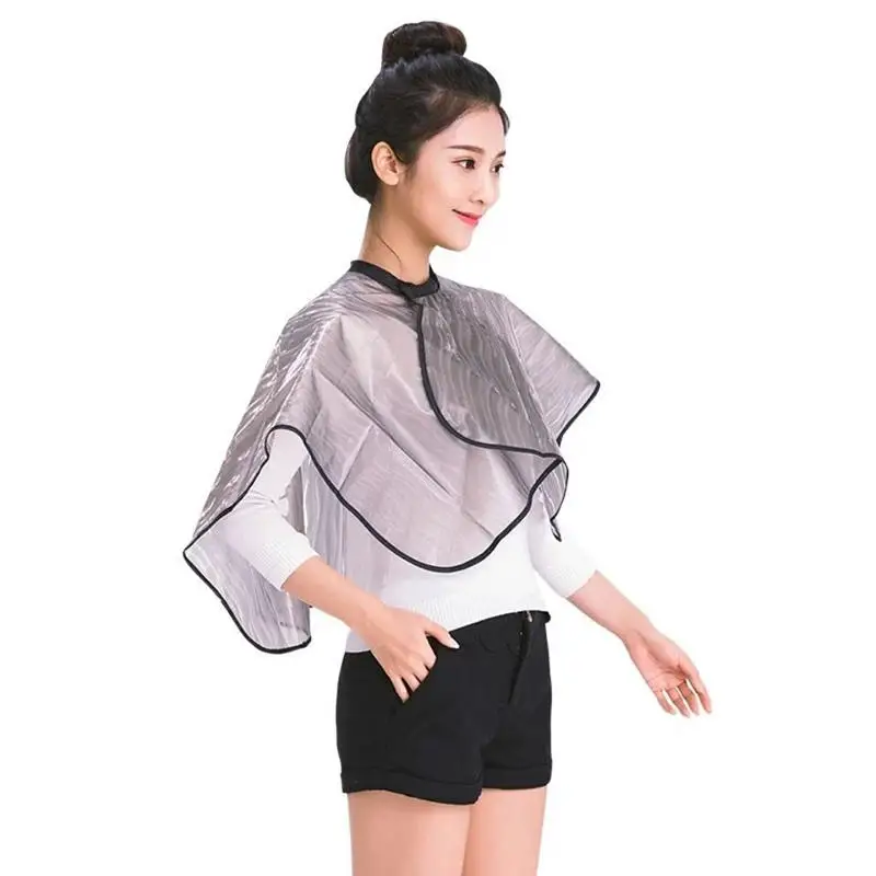 Capa impermeable para teñir el cabello, chal protector de salón - imagen 5