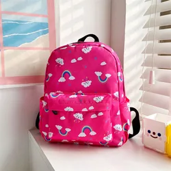 Mochila escolar infantil ligera con diseño divertido para niño y niña