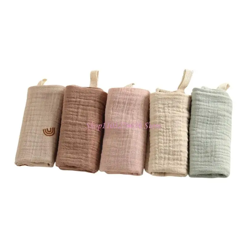 Paños de algodón de 4 capas en colores (corazón, arcoíris o sólido)