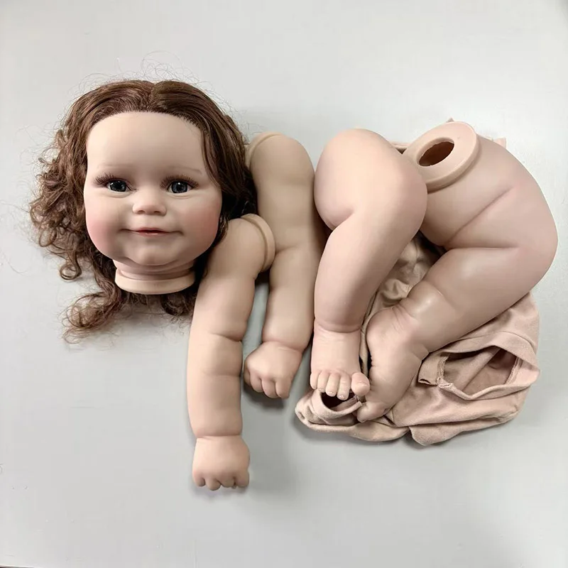 Muñeca Reborn Maddie realista con cabello enraizado a mano - imagen 5