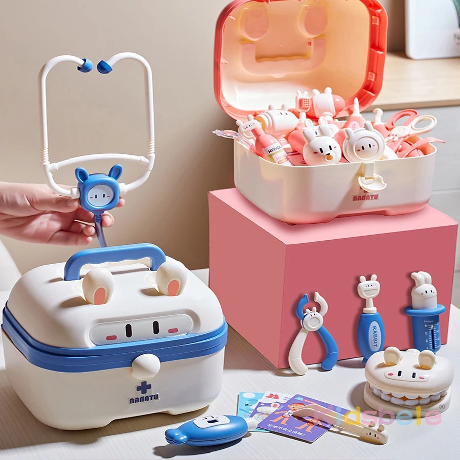 Juego de médico infantil con estetoscopio y dentista educativo - imagen 3