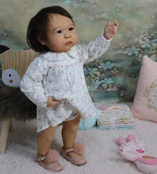 NPK kit de muñeca reborn de tela sin terminar, tacto suave
