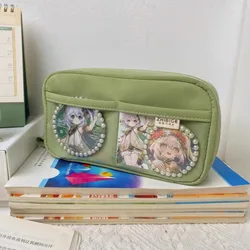 Estuche de lápices Kawaii gran capacidad para bolígrafos escolar