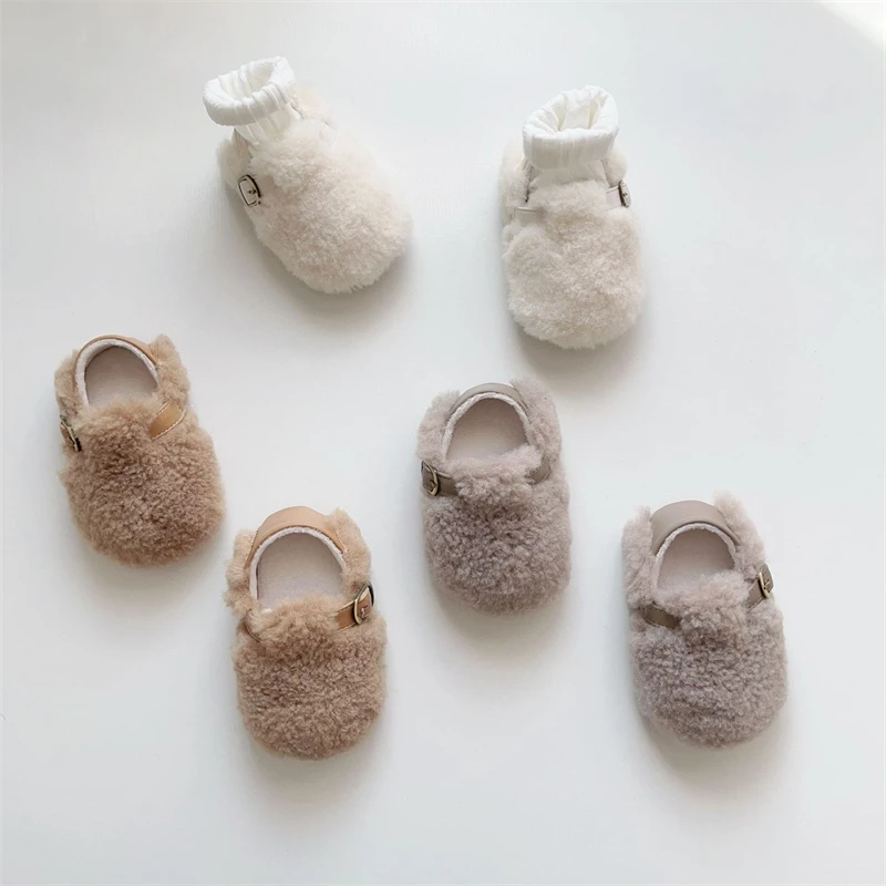 Zapatos de felpa cómodos y cálidos para primeros pasos – Otoño/Invierno - imagen 4
