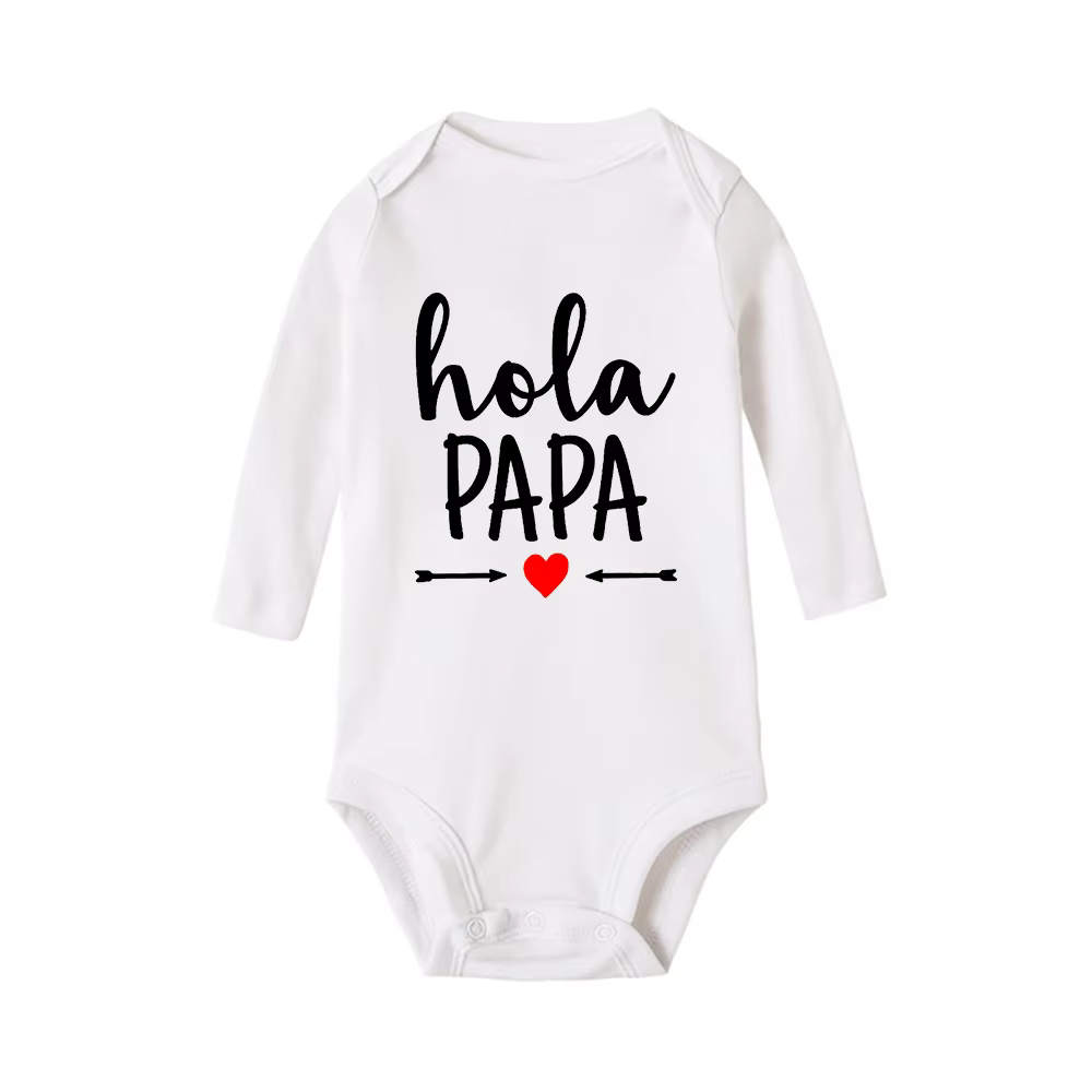 Mono manga corta bebé – Regalo perfecto para papá - imagen 5