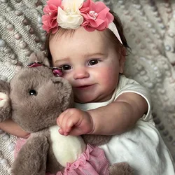 MRB Muñeca Reborn Maddie, vinilo impermeable con venas pintadas a mano