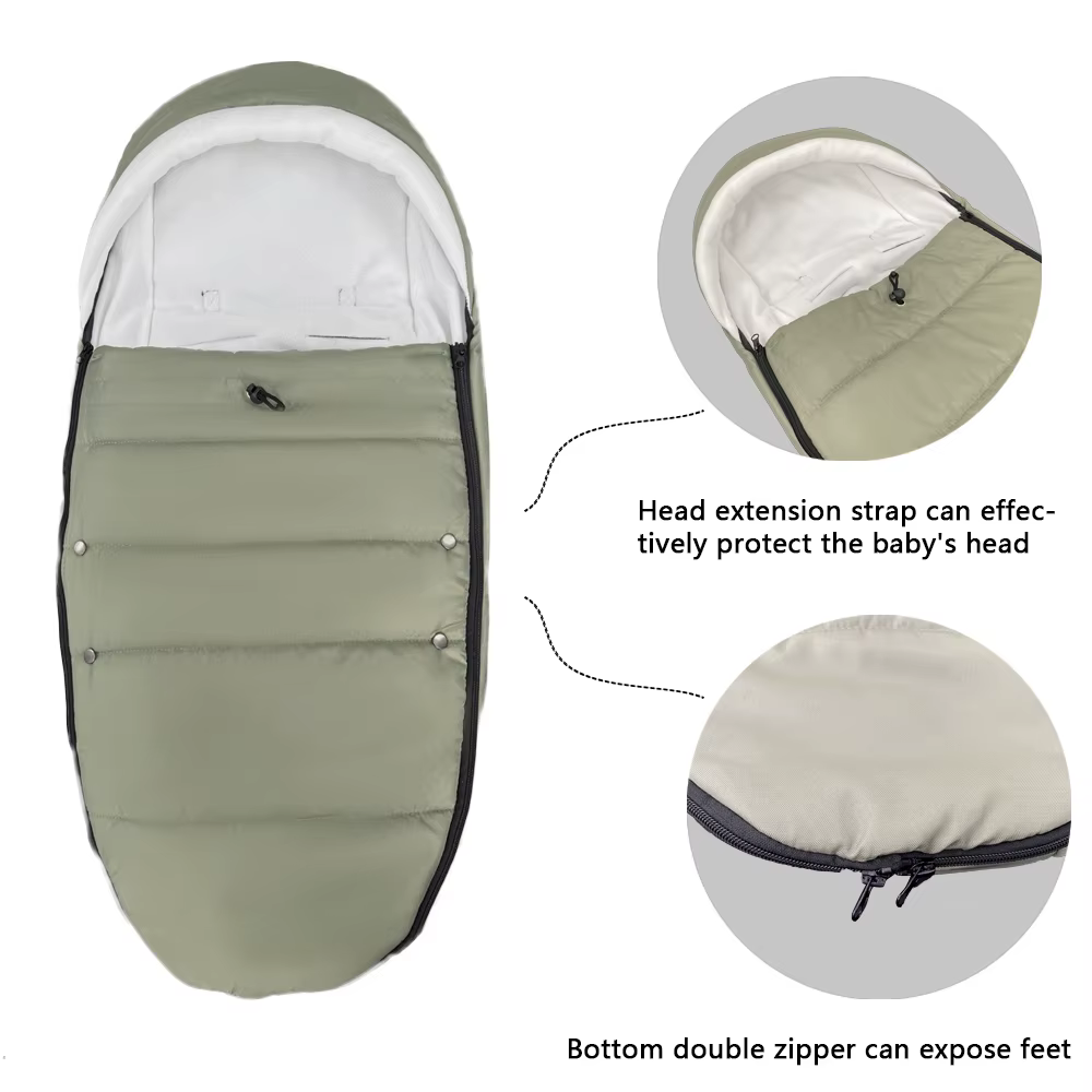 Saco de dormir cálido para Babyzen YOYO en cochecito bebé invierno - imagen 3