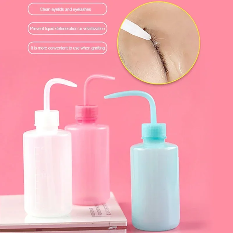 Botella limpiadora de pestañas con boquilla curva impermeable - imagen 3