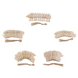 Recortes animales madera para decorar árbol de Navidad