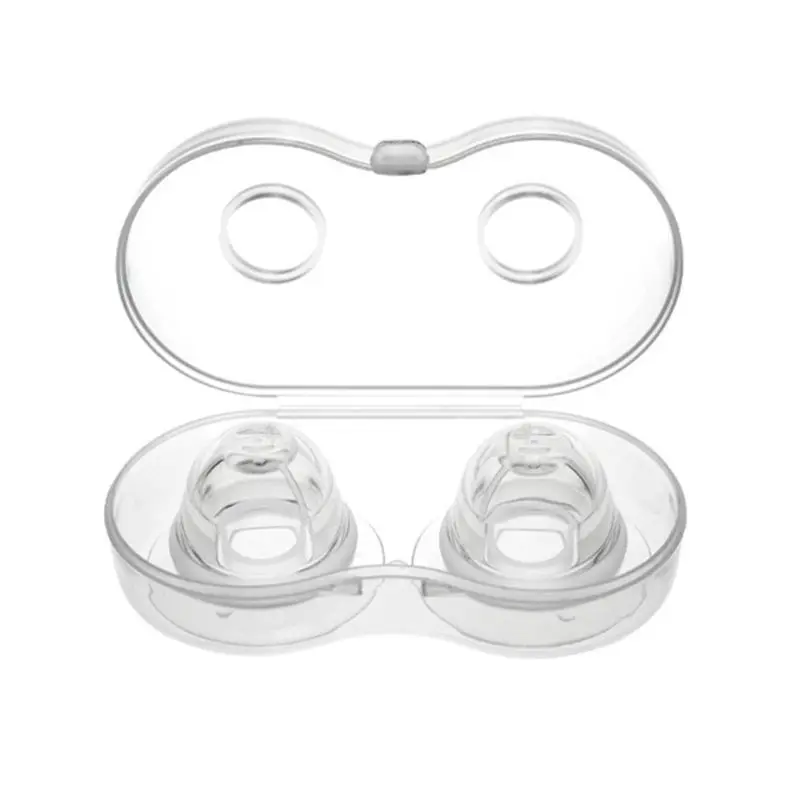 Corrector de pezones invertidos de silicona con aspiración indolora