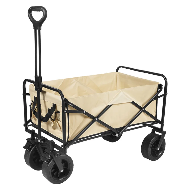 Carrito plegable de camping con acero y tela impermeable - imagen 4