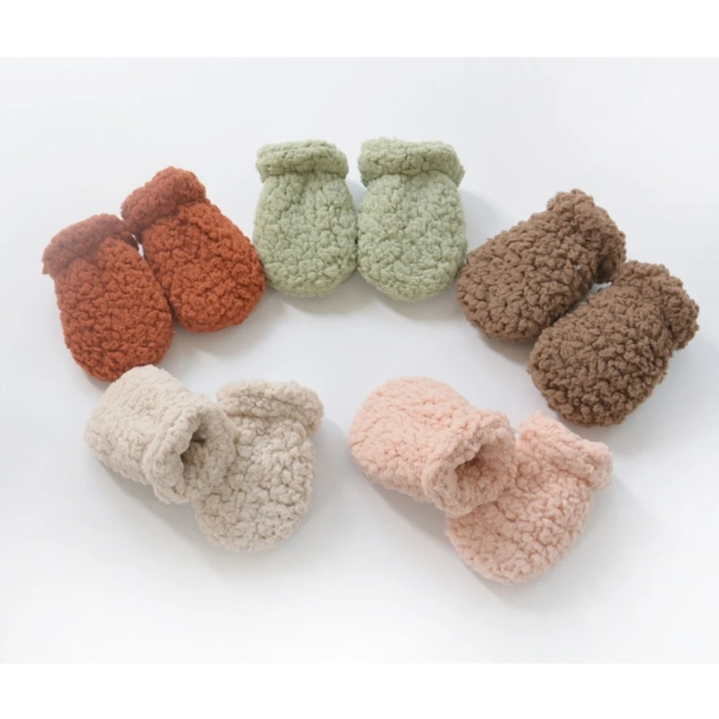 Manoplas bebé invierno vellón antiarañazos - imagen 4