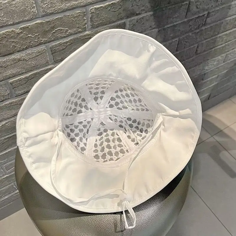 Sombrero pescador verano para niña – Malla transpirable con ala ancha - imagen 4