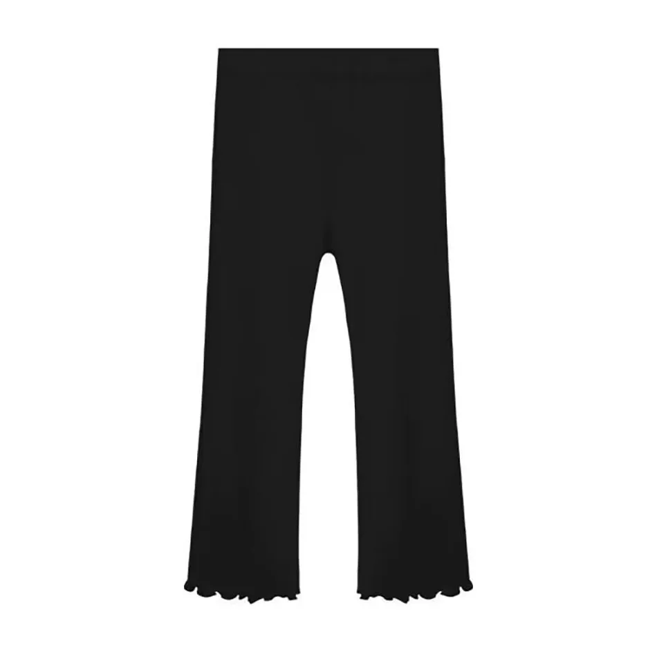 Pantalones acampanados seda hielo niña – Estilo princesa verano - imagen 4