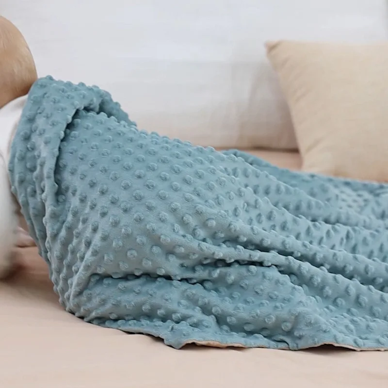 Manta de lana cálida para bebé recién nacido – colcha lavable - imagen 5