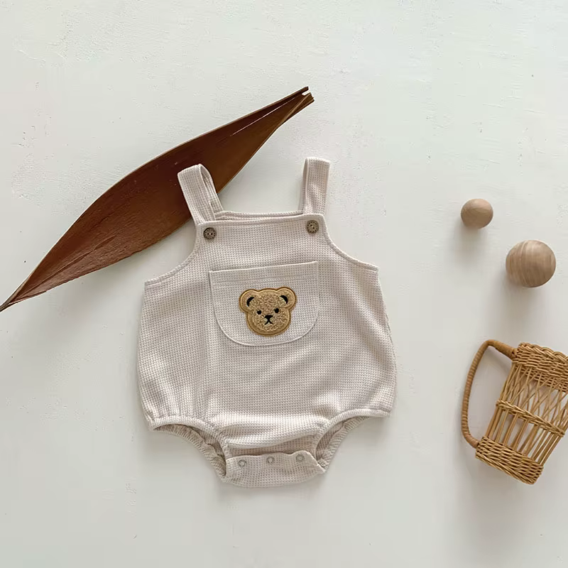 Conjunto de verano para bebé MILANCEL – Body y joggings de punto alveolo - imagen 4