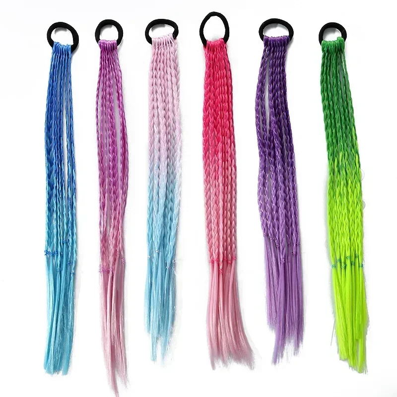Peluca degradado trenzas accesorios cabello bebé - imagen 3