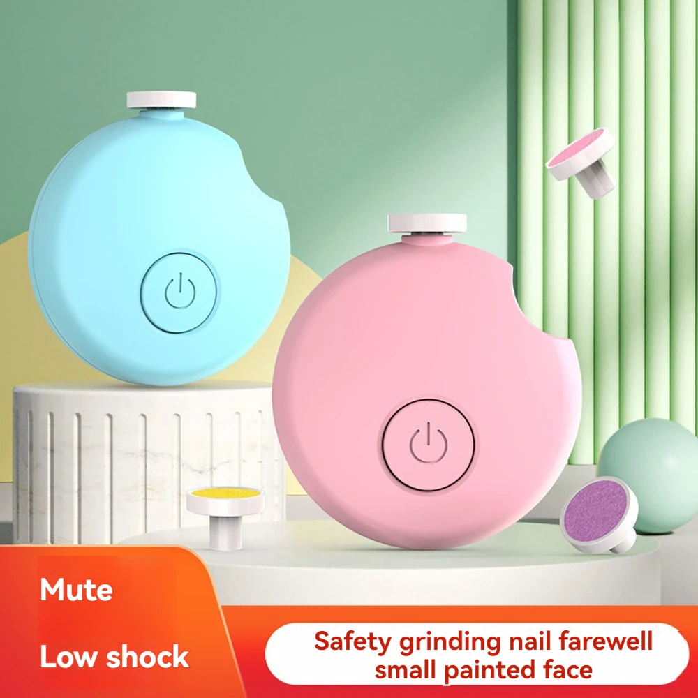 Kit de higiene para bebés con cortaúñas eléctrico y tijeras - imagen 5