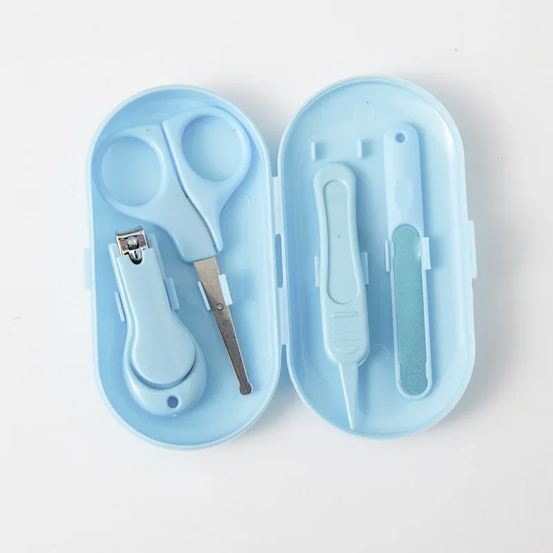 Kit completo de cuidado de uñas para bebé en estuche compacto