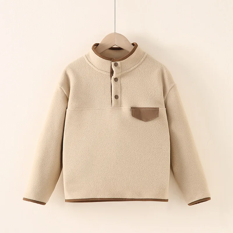 Jersey lana de manga larga para niñas – invierno cálido - imagen 2