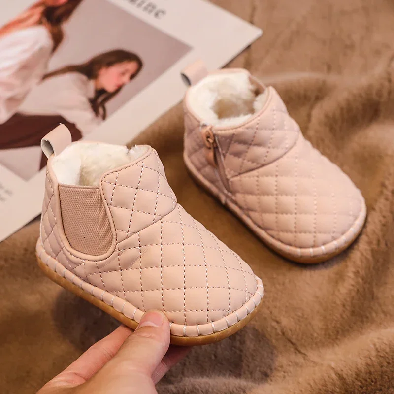 Botas de nieve infantiles con felpa térmica – Antideslizantes - imagen 4